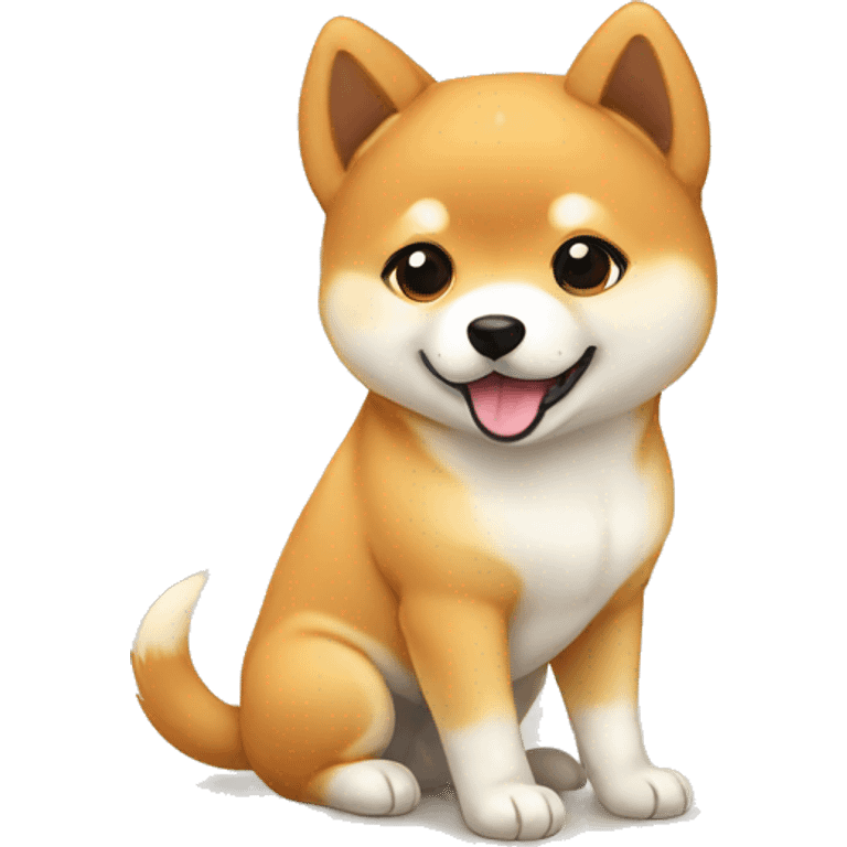 shiba inu baby little cute emoji