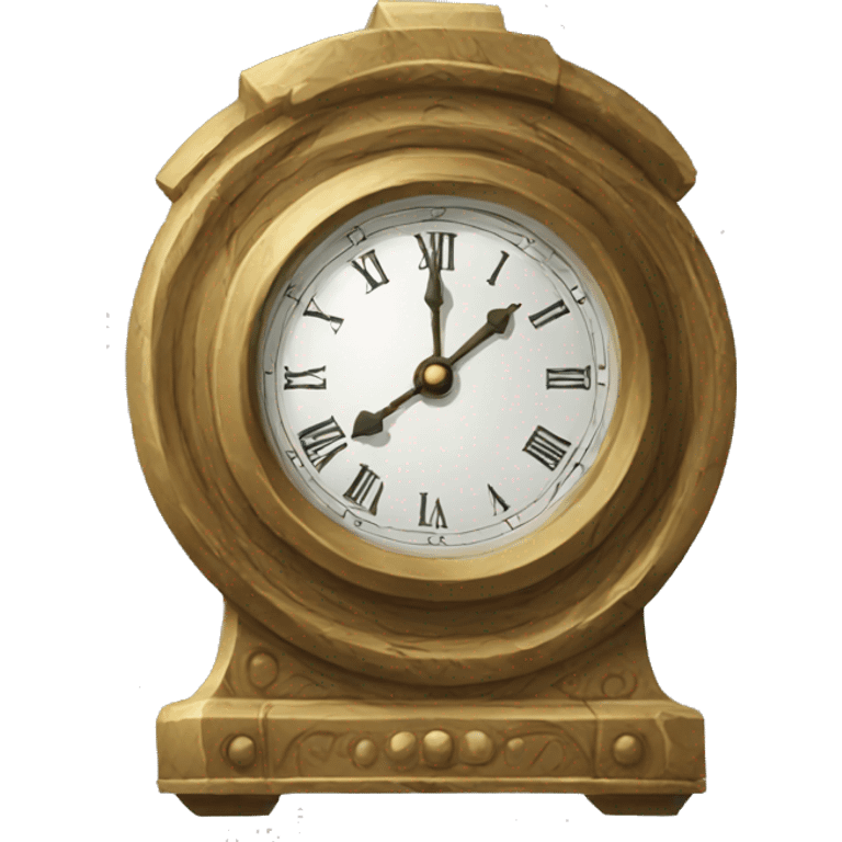 Ancient clock emoji