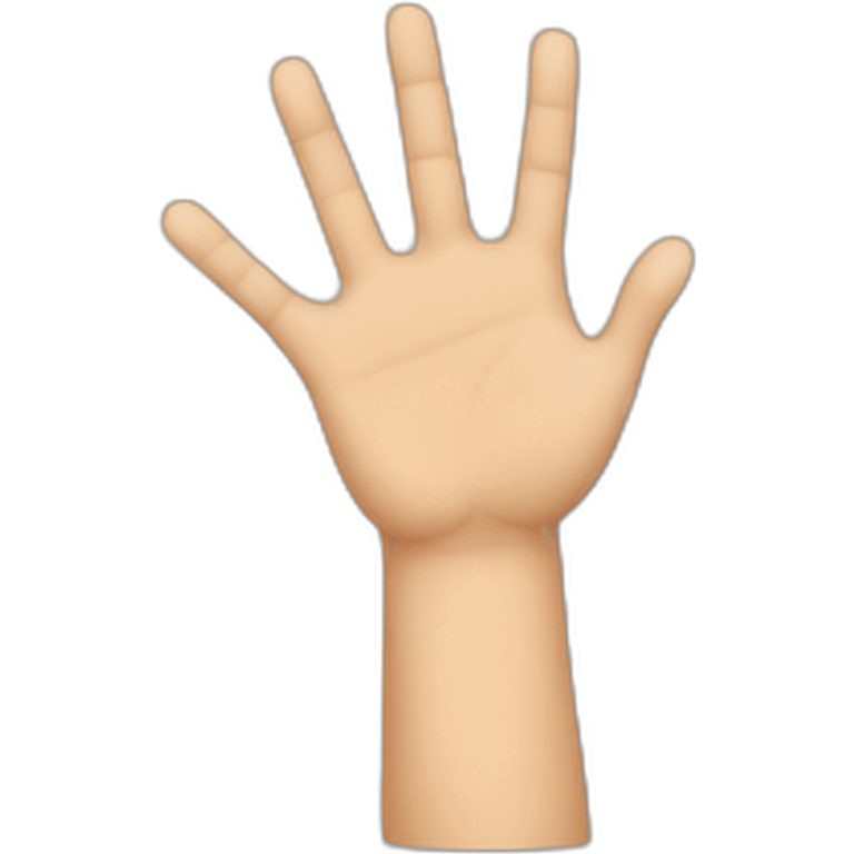 Hands up emoji