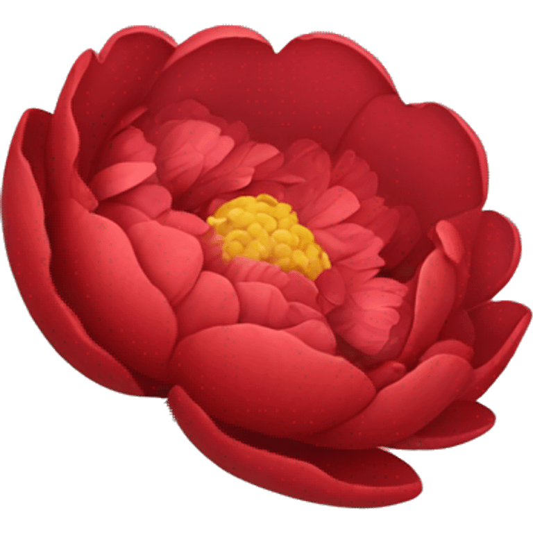 Red peony bouquet  emoji