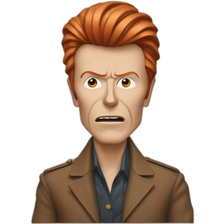 Bowie qui fait un pouce emoji