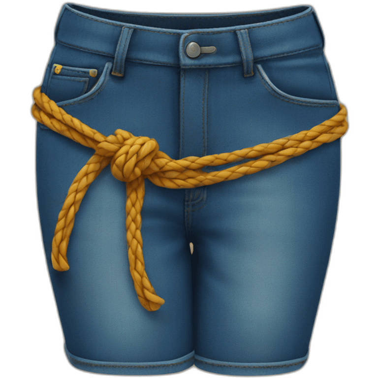 Tied jean emoji