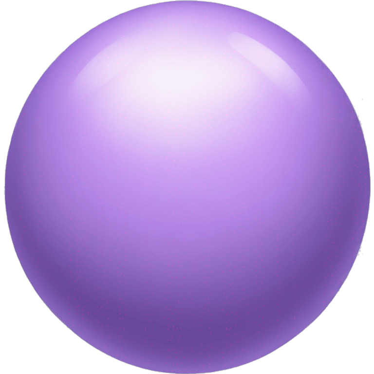 lilac-colored orb sphere emoji