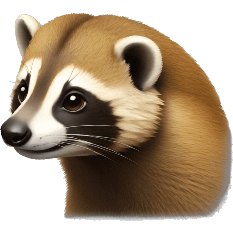 coati smelling emoji