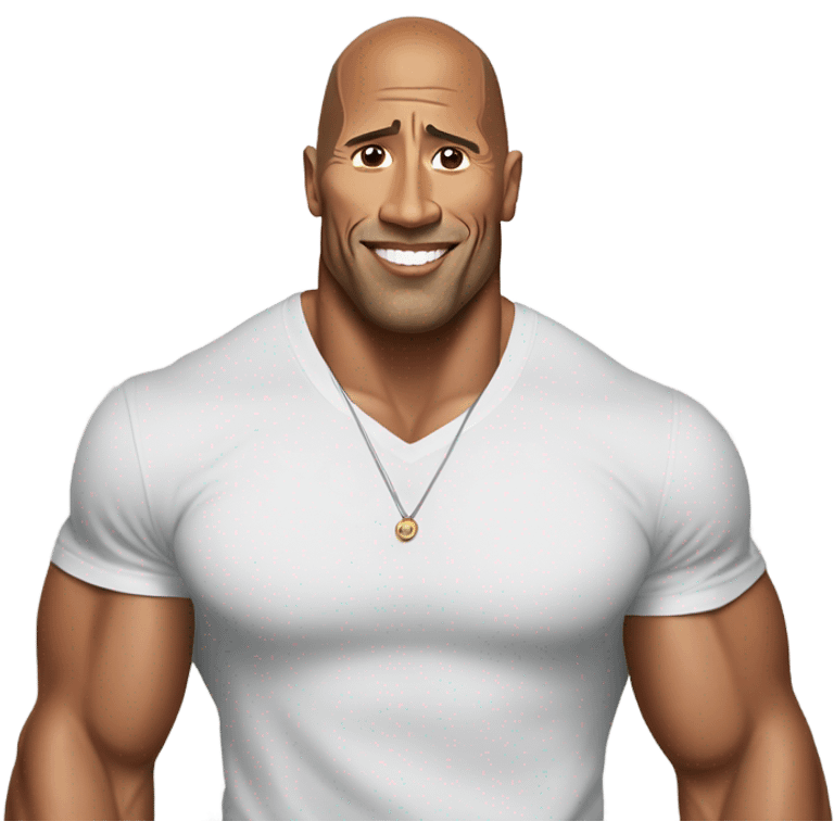 Dwayne the rock Johnson  emoji