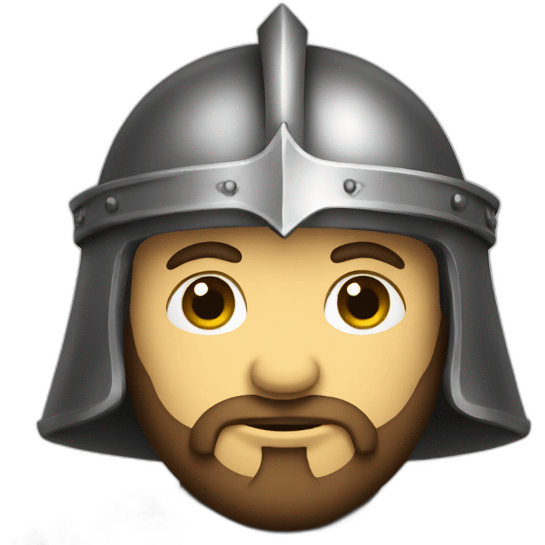 Medieval knight emoji