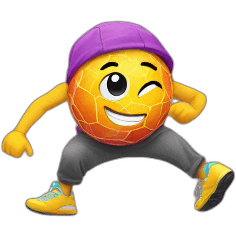 Zumba boule à facettes emoji