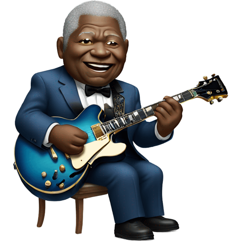 Blues music artist BBking emoji