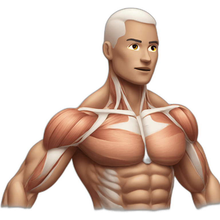 muscle mannequin anatomy emoji