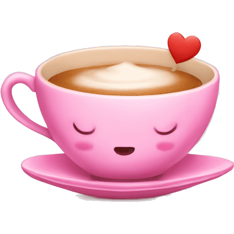 cute teacup pink emoji