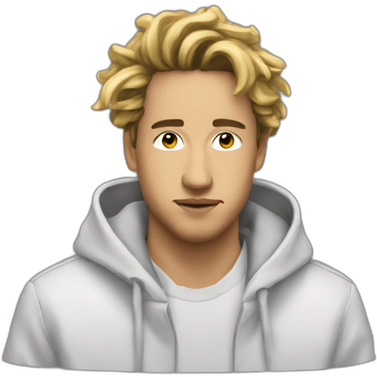 Nekfeu rappeur face emoji