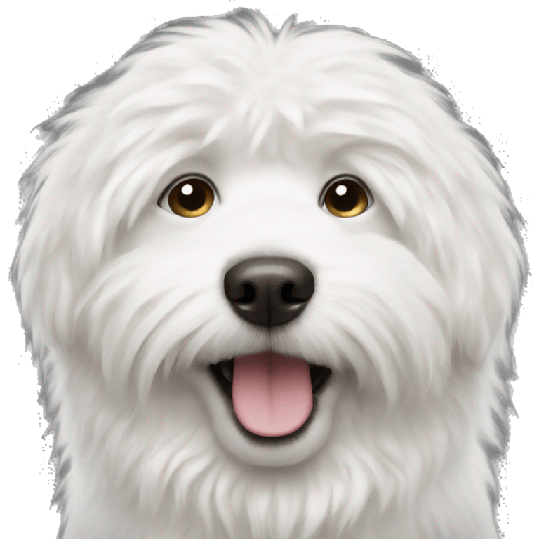 White fluffy dog emoji