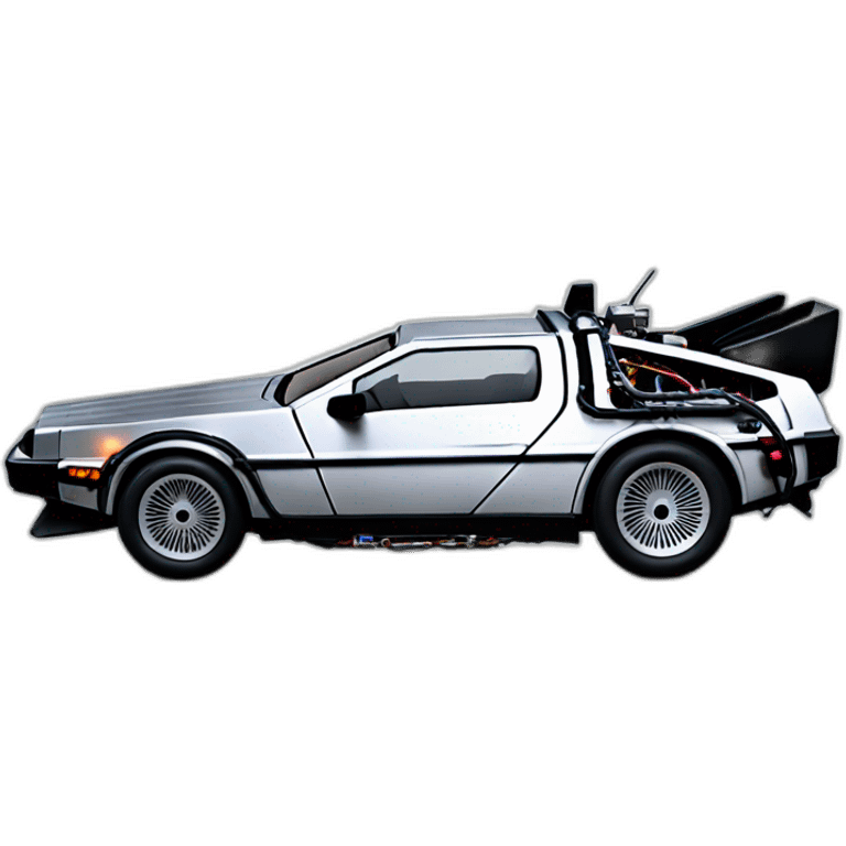 back to the future delorean emoji