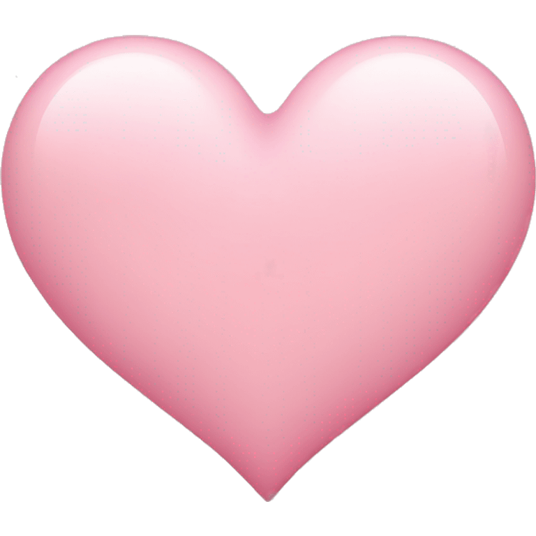 Light pink heart emoji