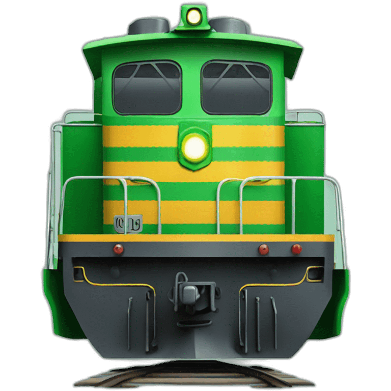 Locomotive verte emoji