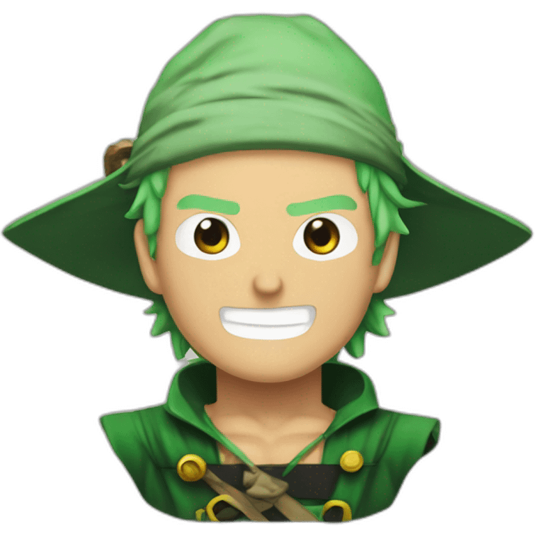 Roronoa zoro the pirate hunter emoji