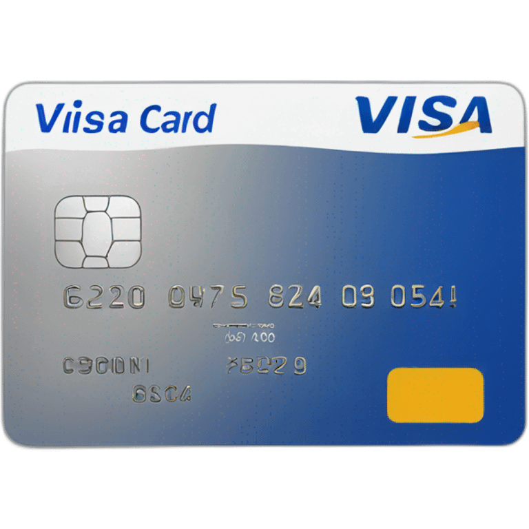 Visa card emoji