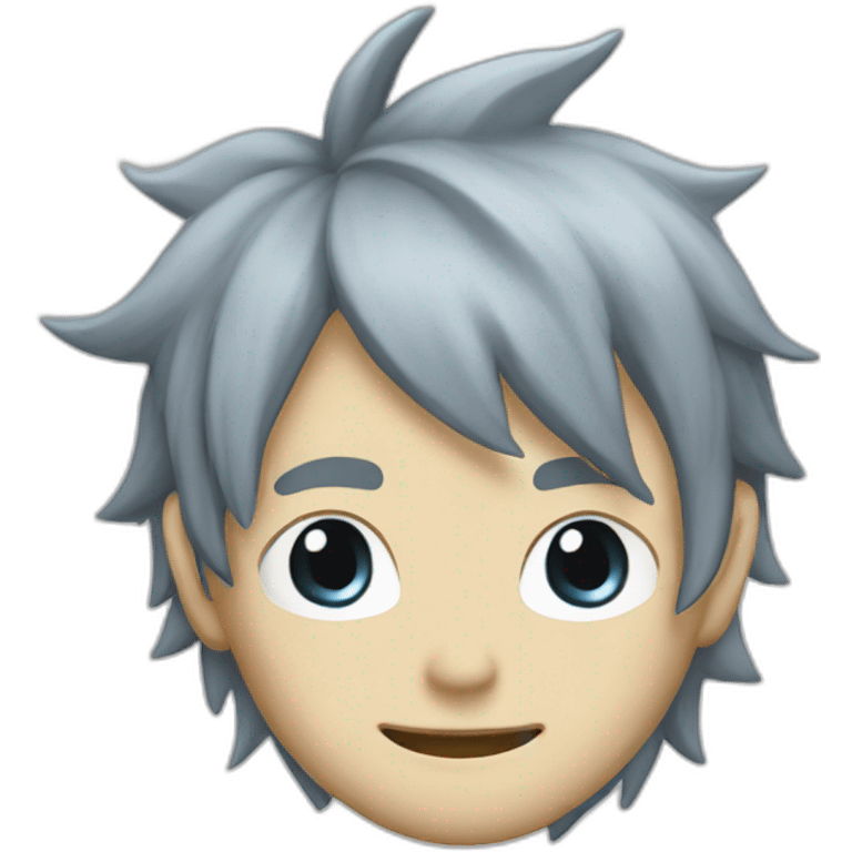 Grey Fairy tail emoji