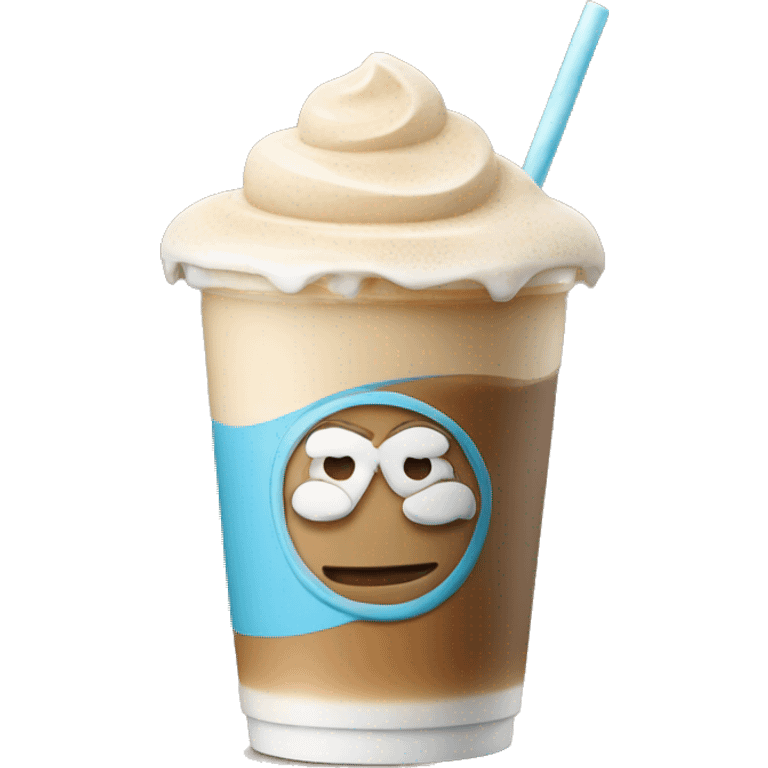 Ice latte emoji