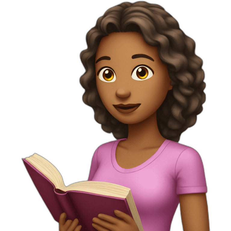 girls-with-book emoji