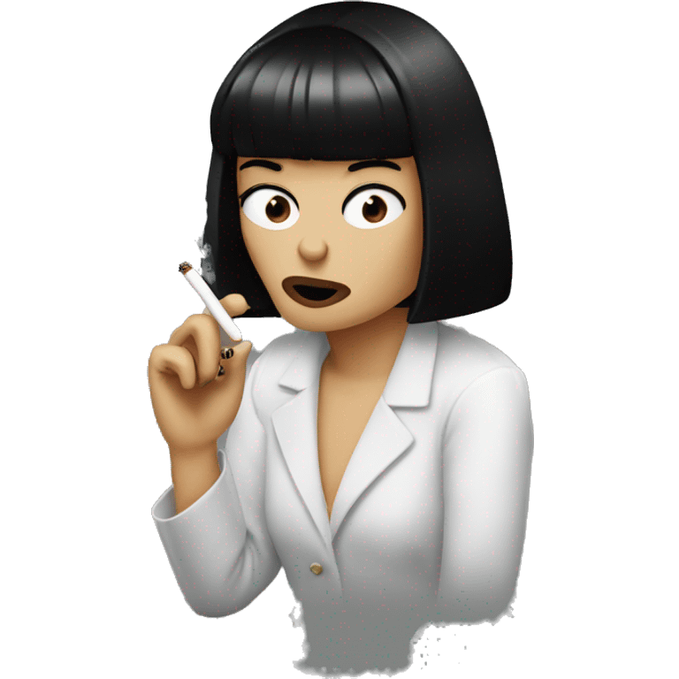 mia wallace smoking  emoji