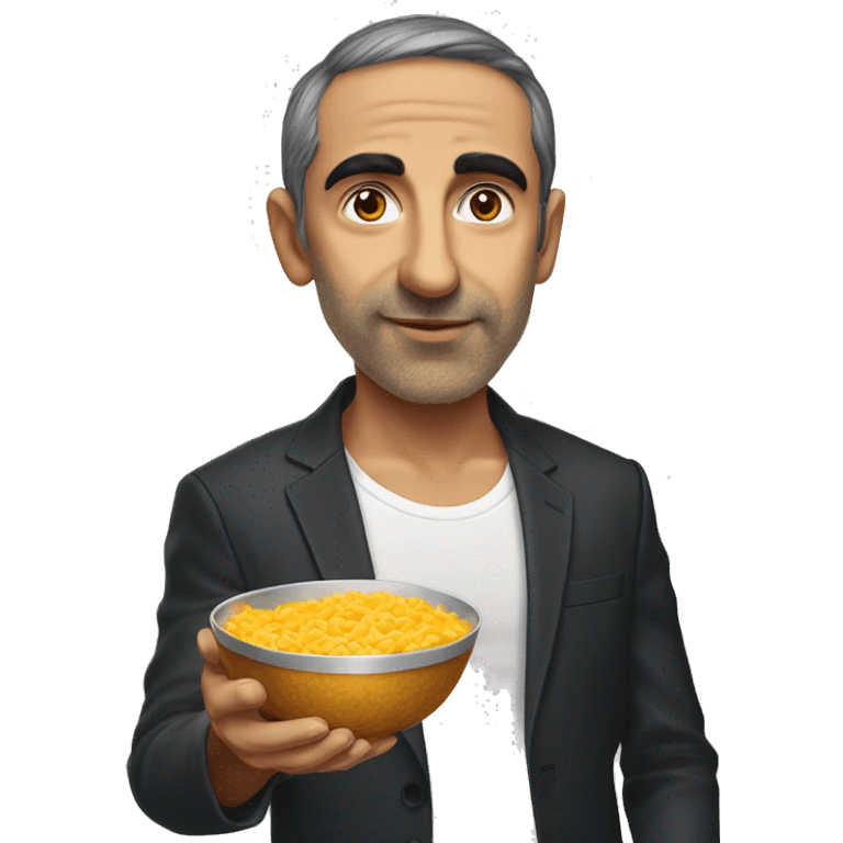 Zemmour avec une coupe au bol emoji