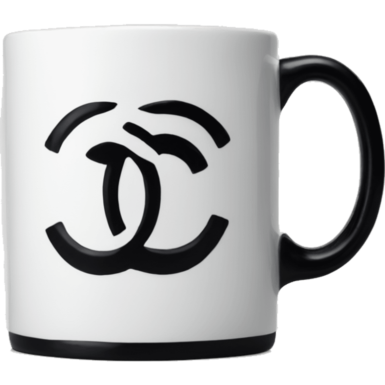 Chanel logo mug emoji