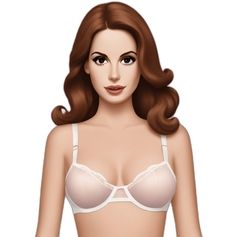 Lana del rey lingerie emoji