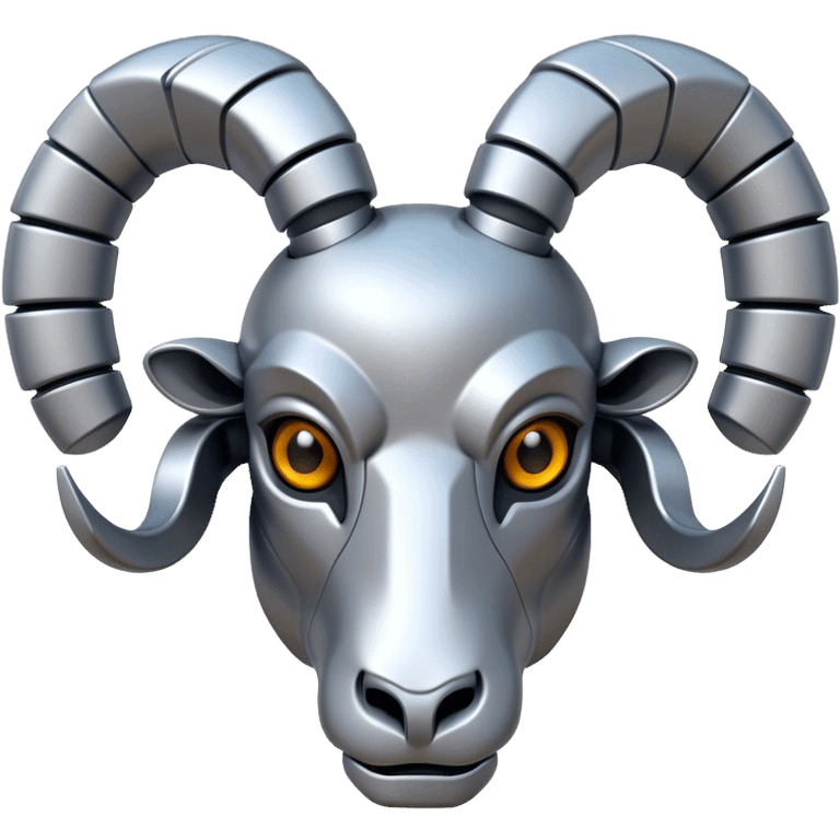 Cybernetic Ram(Goat) head  emoji