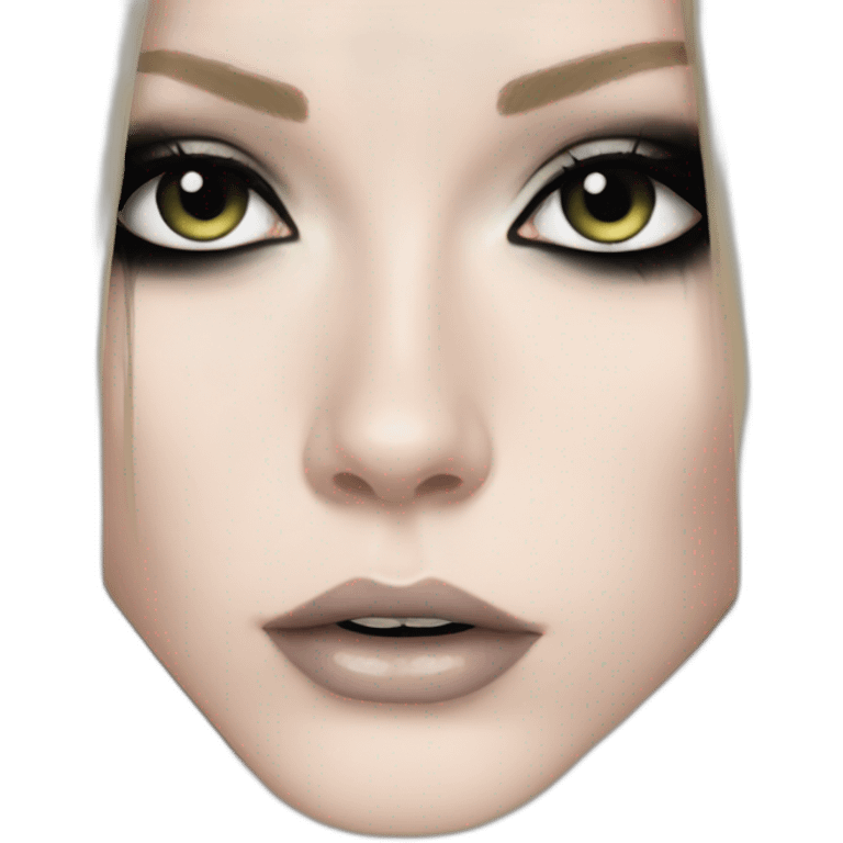 avril lavigne smokey eyes emoji