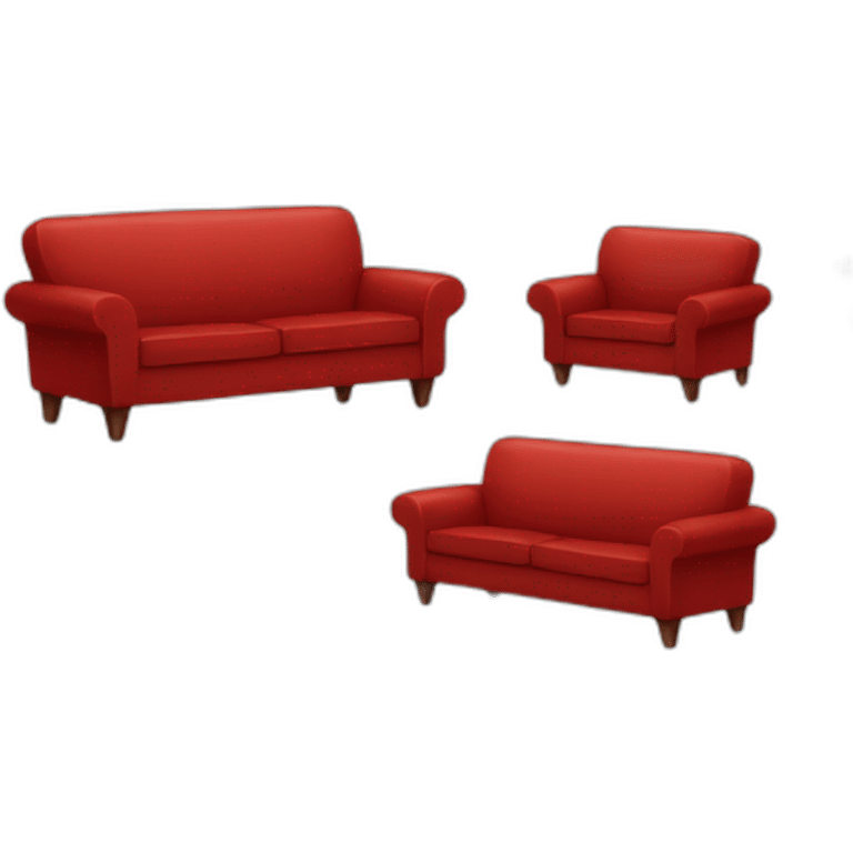 red couch emoji