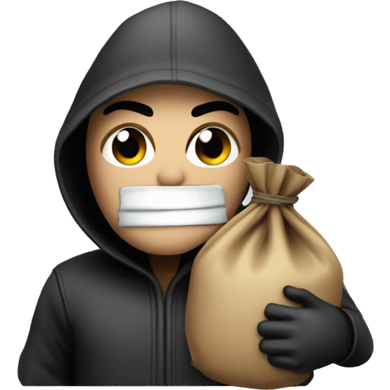 Robber with a sack  emoji