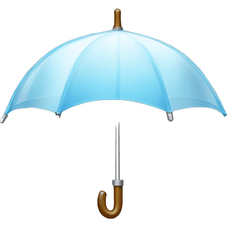 Opened Transparent umbrella  emoji