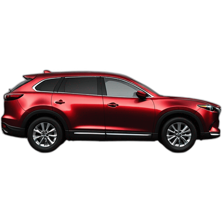 Mazda-CX9-2008-red emoji