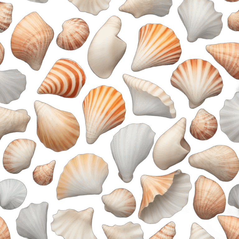 Beautiful seashells  emoji