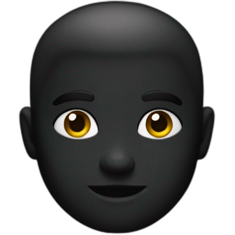 Black paint emoji