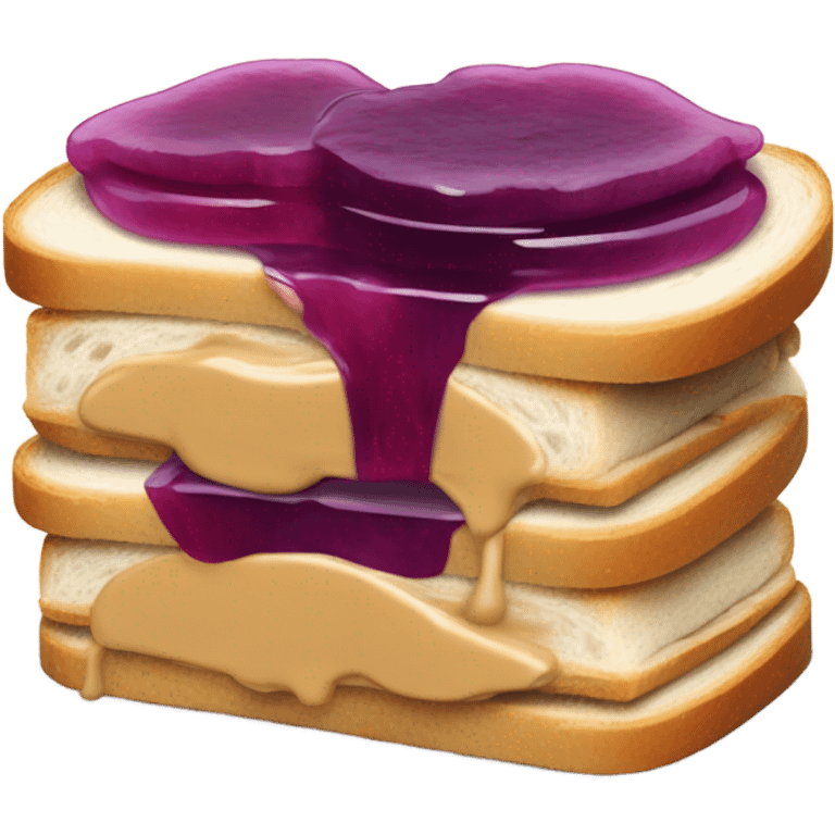 Peanut butter ￼ and jelly emoji