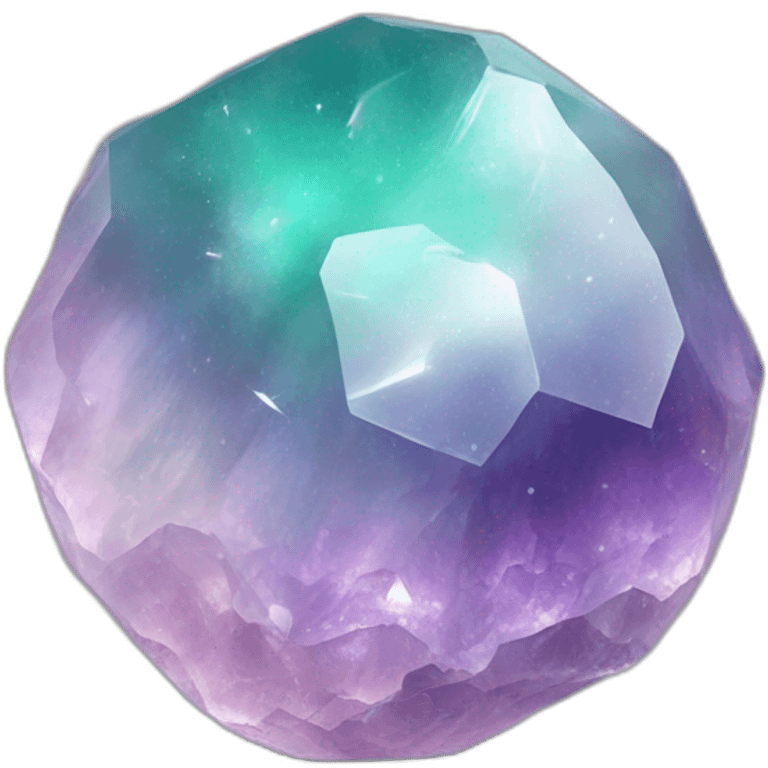 Pastel Fluorite Crystal Orb emoji