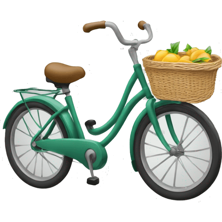 Bycykel with basket infront emoji