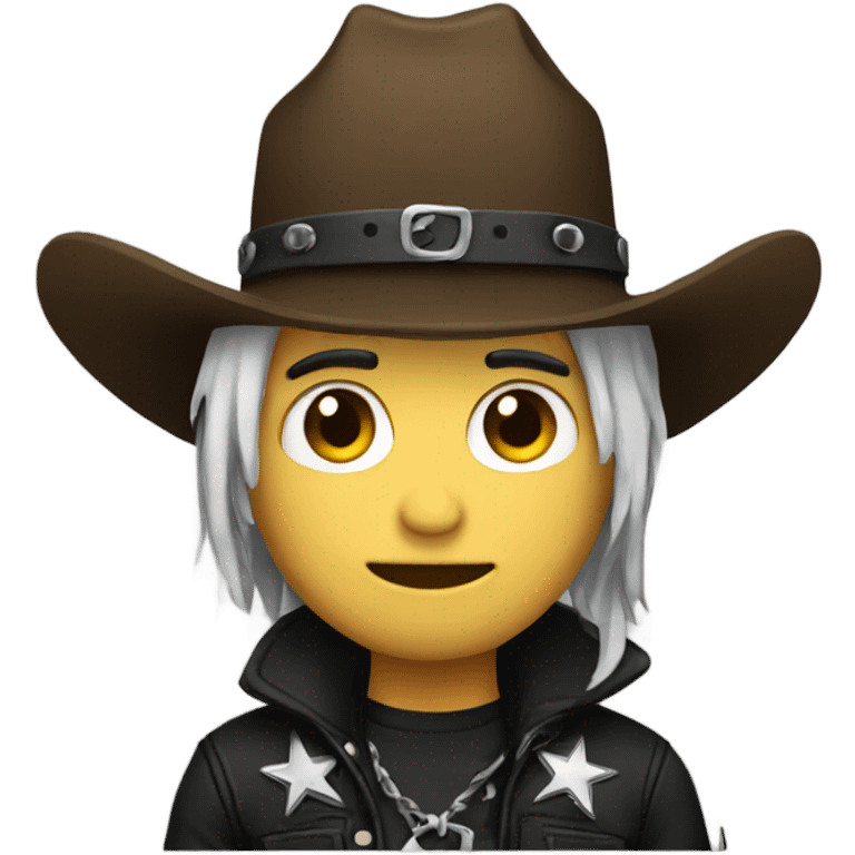 Emo cowboy emoji