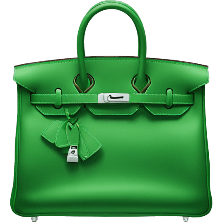 hermes birkin green dark emoji