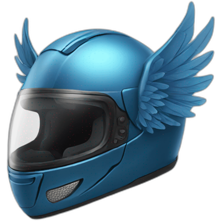 helmet with wings emoji