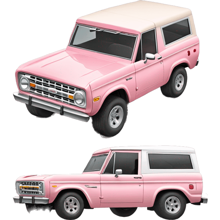 light pink ford bronco emoji