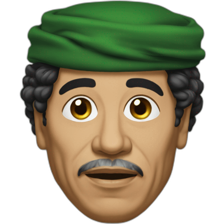 Muammar Kaddafi emoji