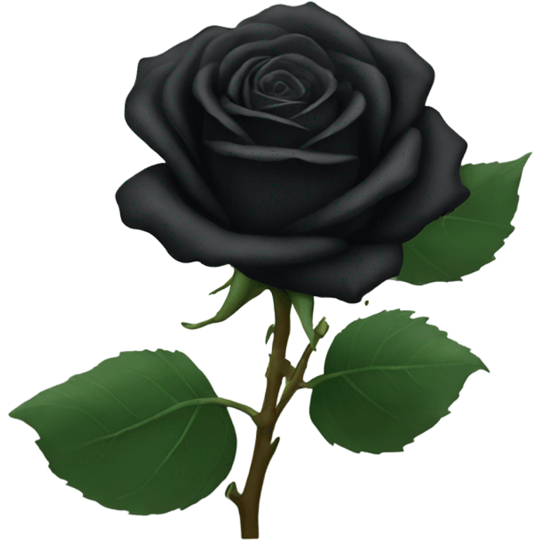 black rose  emoji