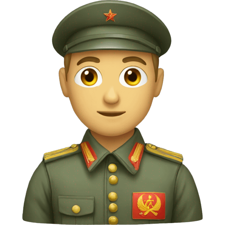 the USSR Soldier emoji