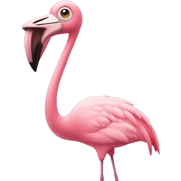 flamingo getting deported emoji