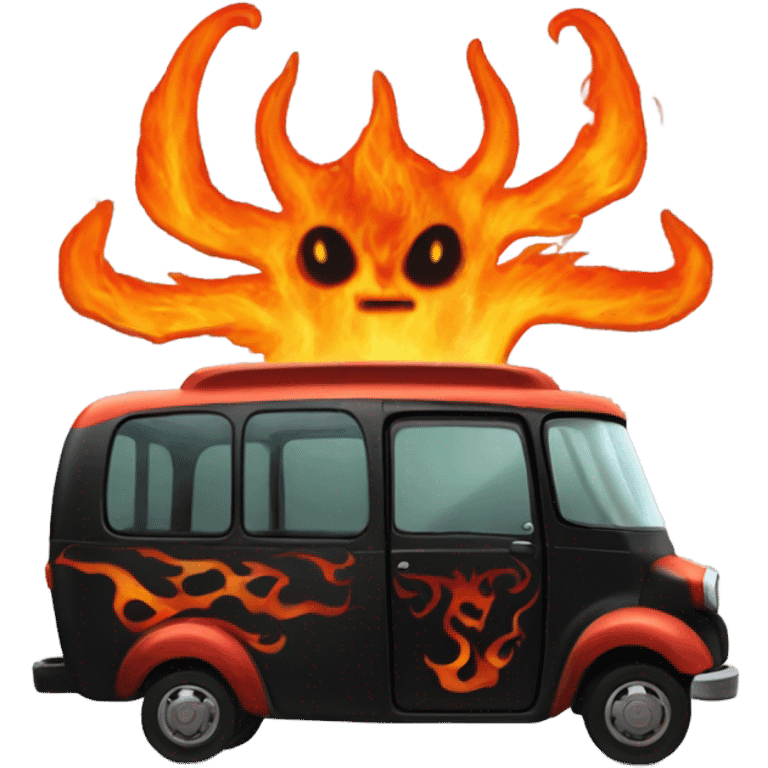 Satan’s tuk tuk emoji