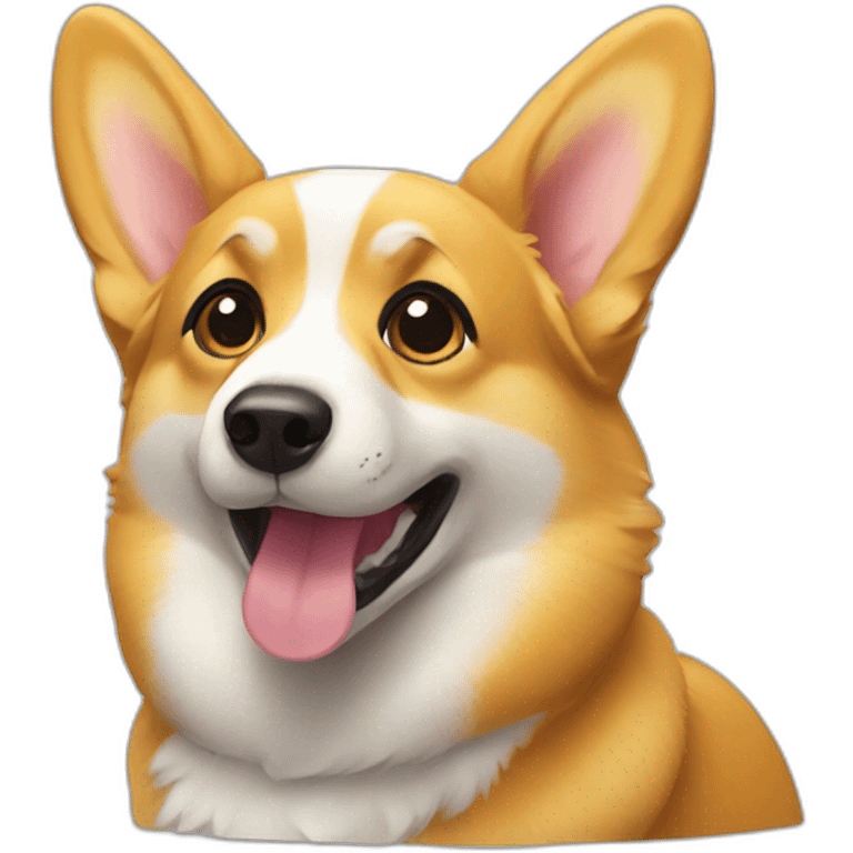 Yellow Corgi emoji