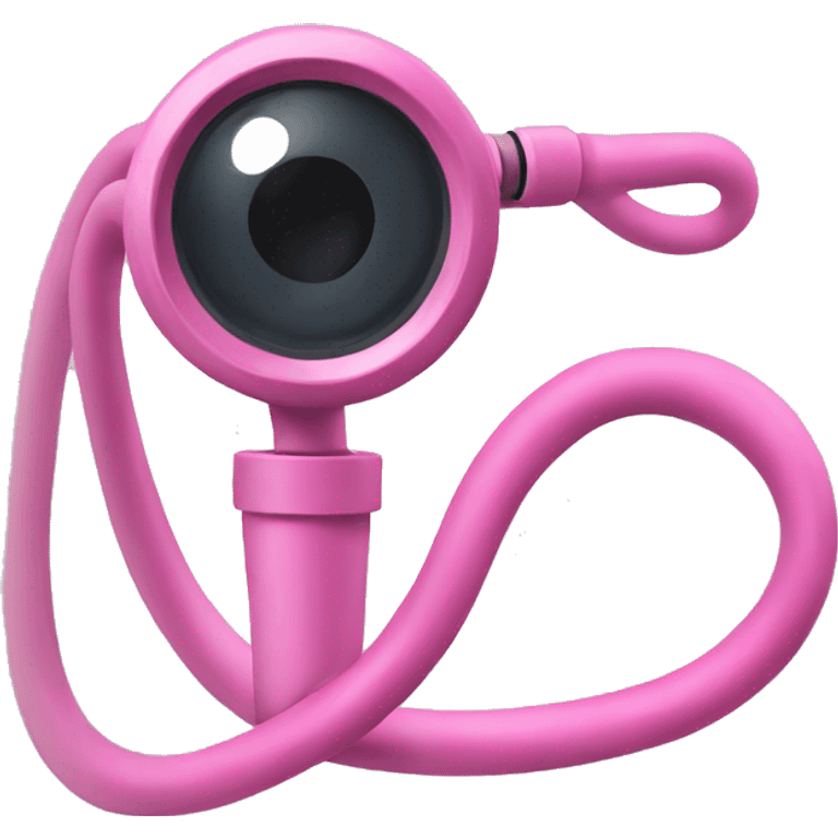 pink phonendoscope emoji